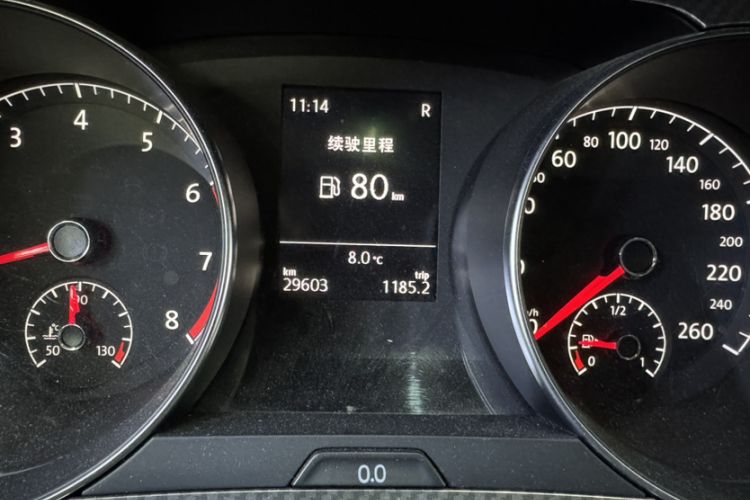 Used Volkswagen Golf Sportsvan 2020 280TSI Automatic Curious Model Odometer Close Up