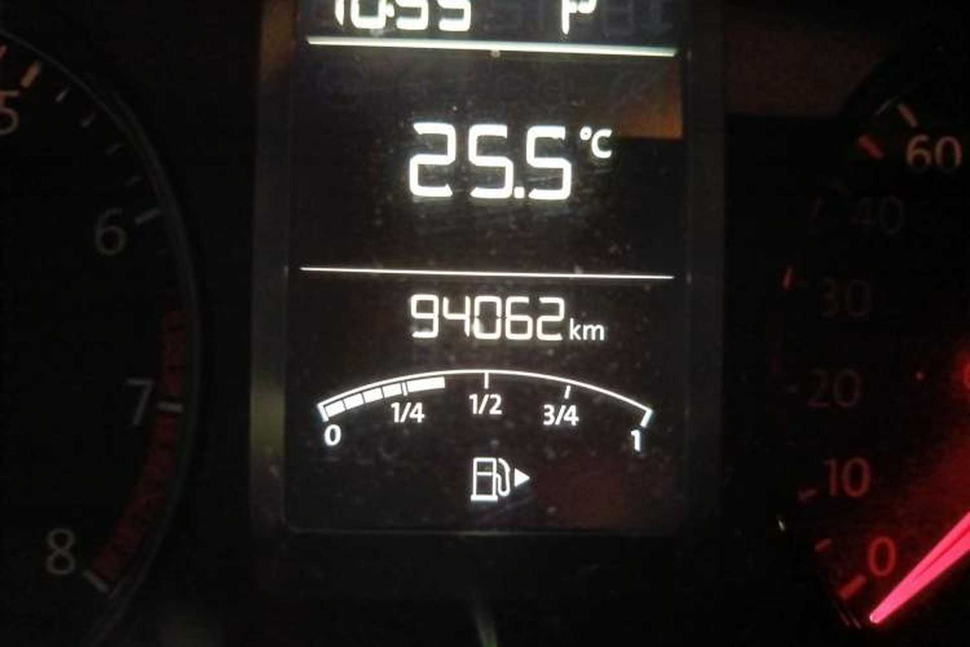 Used Volkswagen Gran Lavida 2013 1.6L Automatic Fashion Model Odometer Close Up