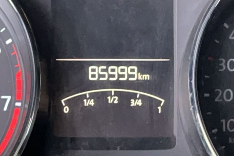 Used Volkswagen Gran Lavida 2017 230TSI DSG Comfort Edition Odometer Close Up