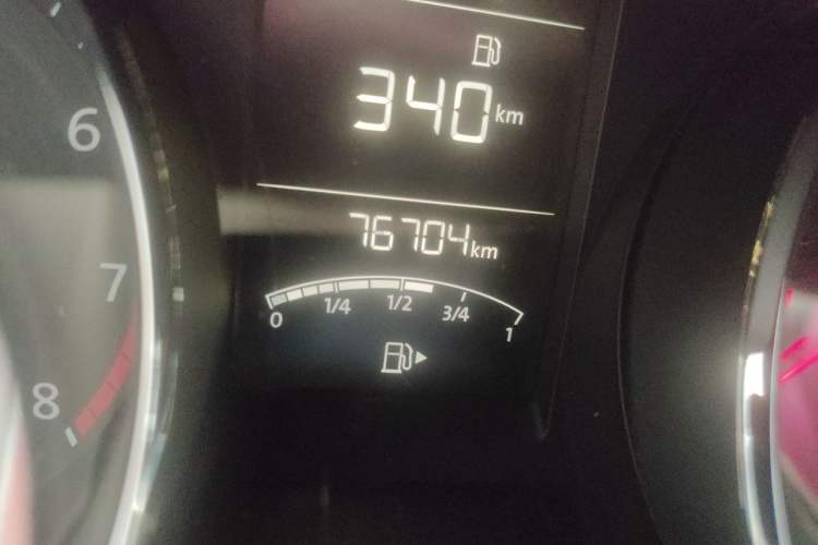 Used Volkswagen Gran Lavida 2017 180TSI DSG Comfort Edition Odometer Close Up