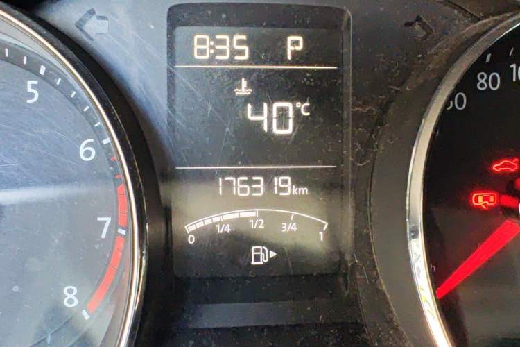 Used Volkswagen Gran Lavida 2017 230TSI DSG Comfort Edition Odometer Close Up