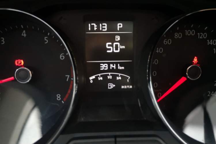 Used Volkswagen Gran Lavida 2017 230TSI DSG Comfort Edition Odometer Close Up