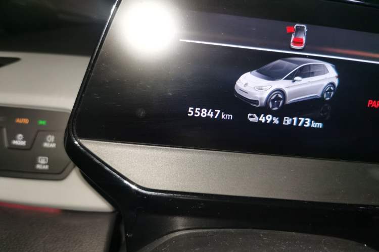 Used Volkswagen ID.3 2021 Pro Smart Edition Odometer Close Up