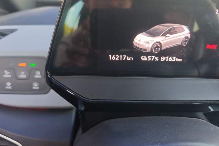Used Volkswagen ID.3 2021 Pro Smart Edition Odometer Close Up