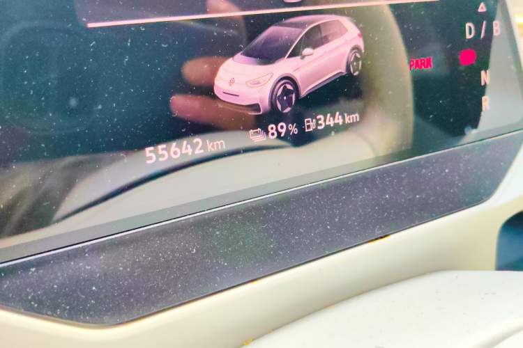 Used Volkswagen ID.3 2021 Pro Smart Edition Odometer Close Up