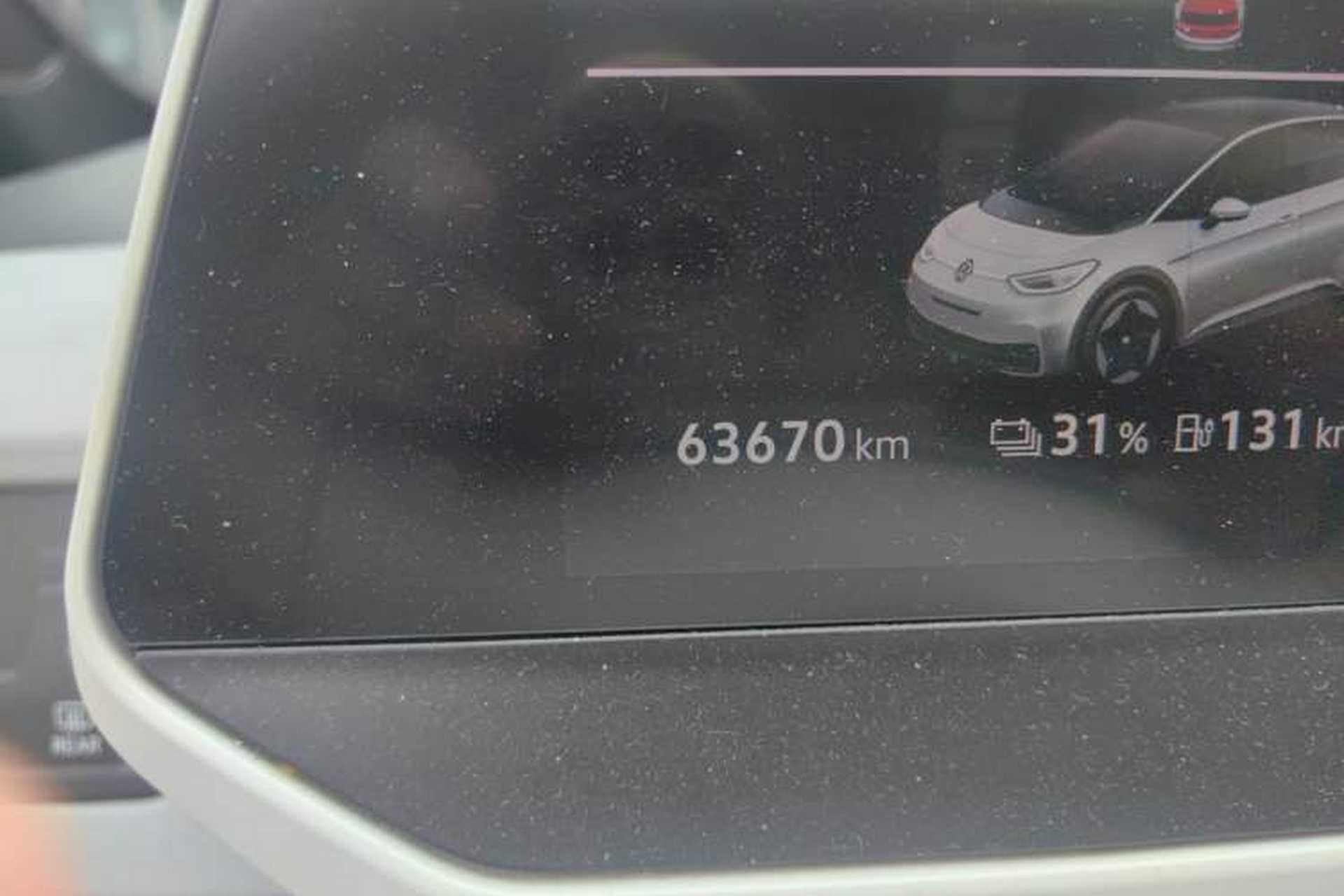 Used Volkswagen ID.3 2021 1st Edition ID. First Impression Edition Odometer Close Up
