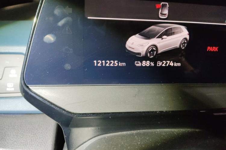Used Volkswagen ID.3 2021 Pro Smart Edition Odometer Close Up