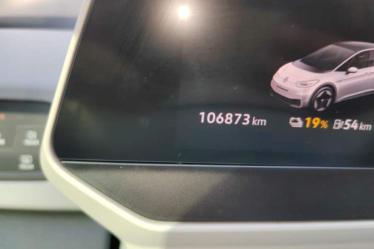 Used Volkswagen ID.3 2021 1st Edition ID. First Impression Edition Odometer Close Up