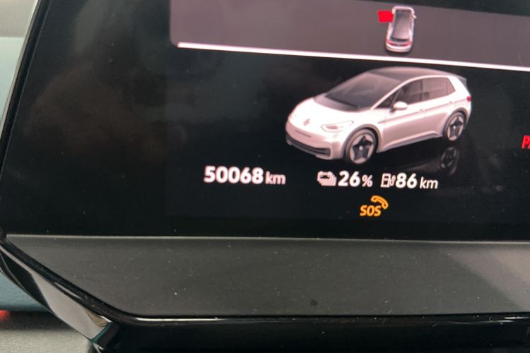 Used Volkswagen ID.3 2021 Pro Smart Edition Odometer Close Up