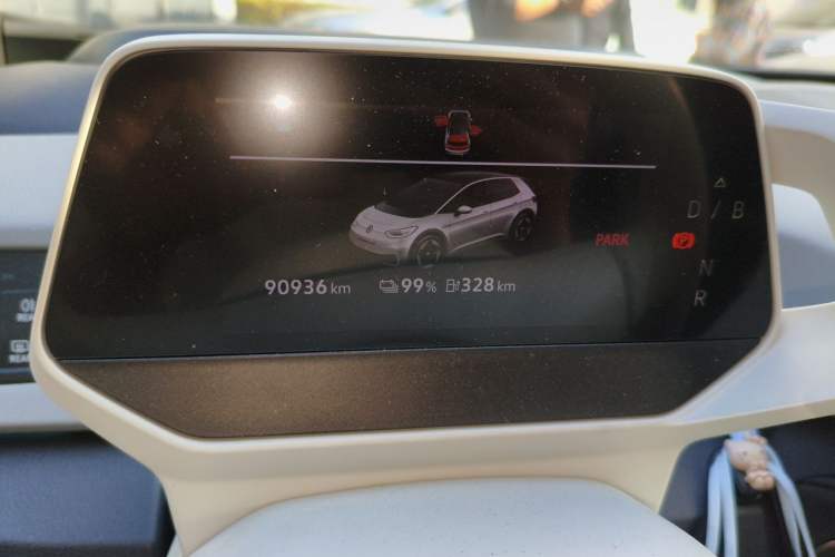 Used Volkswagen ID.3 2021 Pro Smart Edition Odometer Close Up