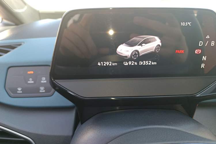 Used Volkswagen ID.3 2021 Pure Edition Odometer Close Up