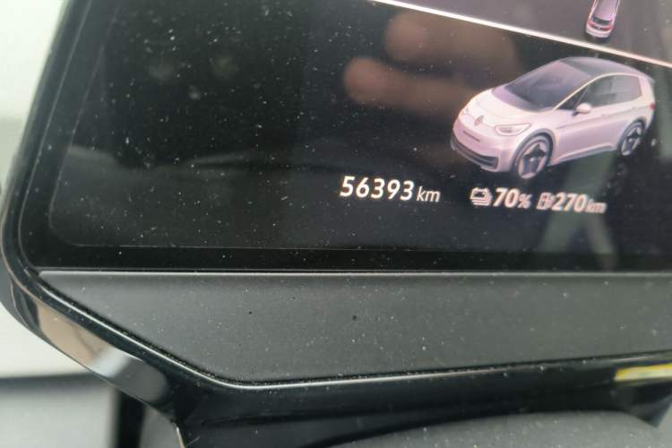 Used Volkswagen ID.3 2021 Pro Smart Edition Odometer Close Up