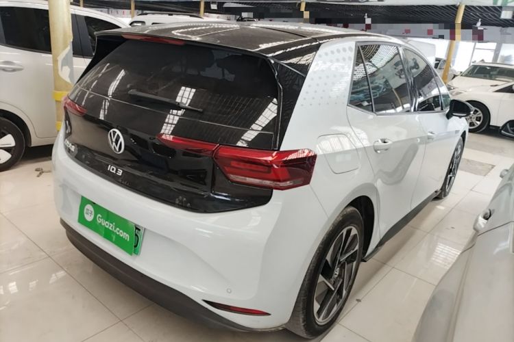 Used Volkswagen ID.3 2021 Pure Edition Rear Right 45 Deg