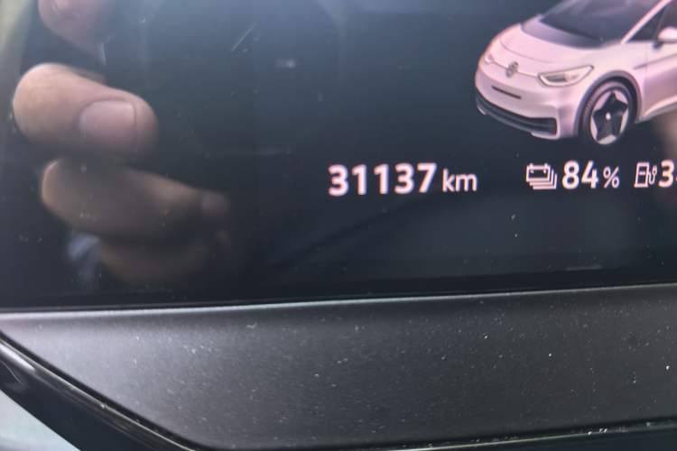 Used Volkswagen ID.3 2022 Pro Smart Edition Odometer Close Up