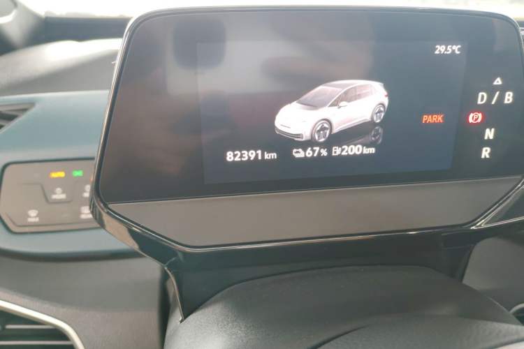 Used Volkswagen ID.3 2022 Pure Edition Odometer Close Up