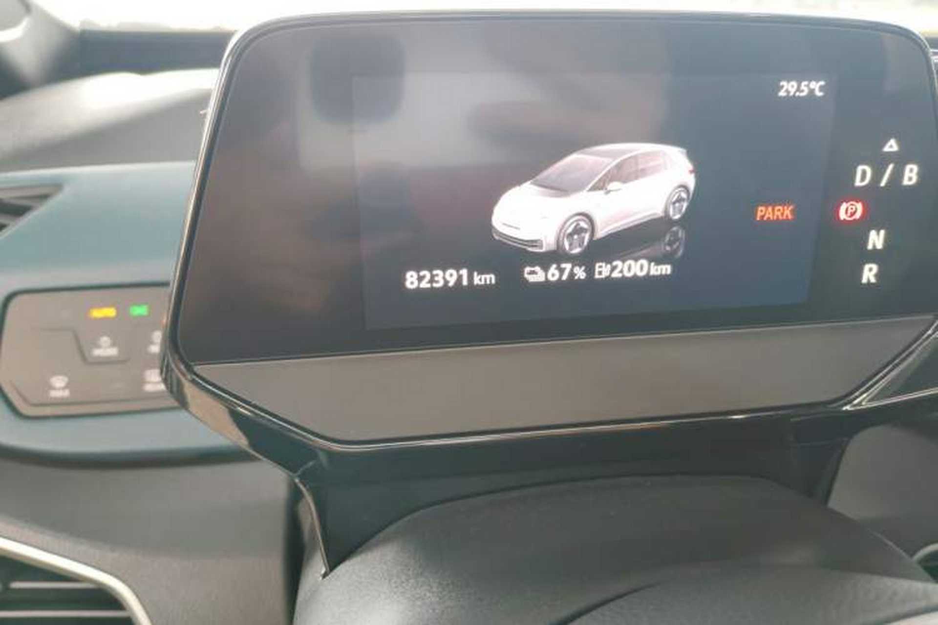 Used Volkswagen ID.3 2022 Pure Edition Odometer Close Up