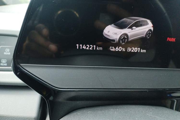 Used Volkswagen ID.3 2022 Pure Edition Odometer Close Up