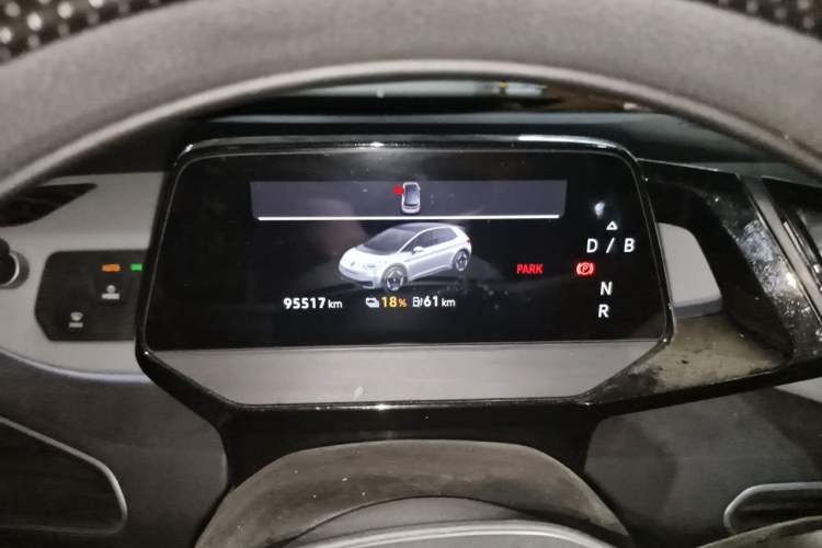 Used Volkswagen ID.3 2022 Pure Edition Odometer Close Up