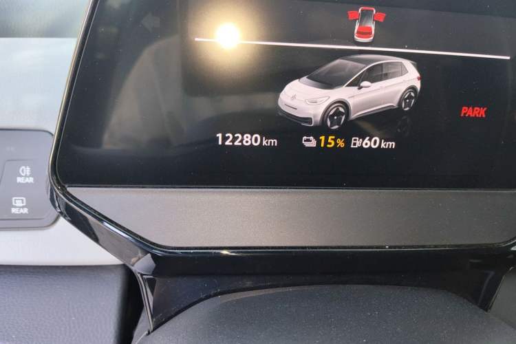 Used Volkswagen ID.3 2022 Active Pure Intelligent Enjoyment Edition Odometer Close Up