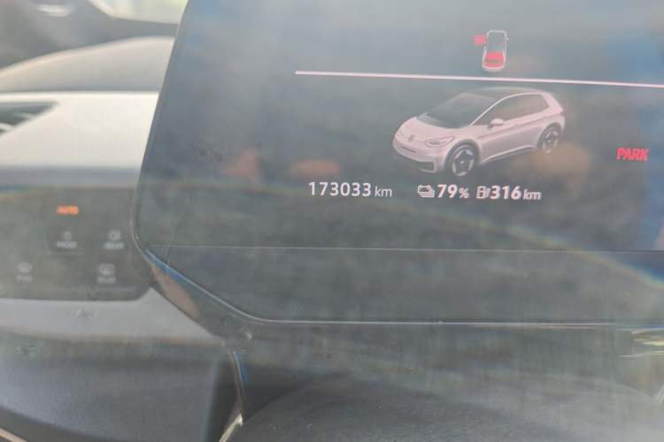 Used Volkswagen ID.3 2022 Active Pure Intelligent Enjoyment Edition Odometer Close Up