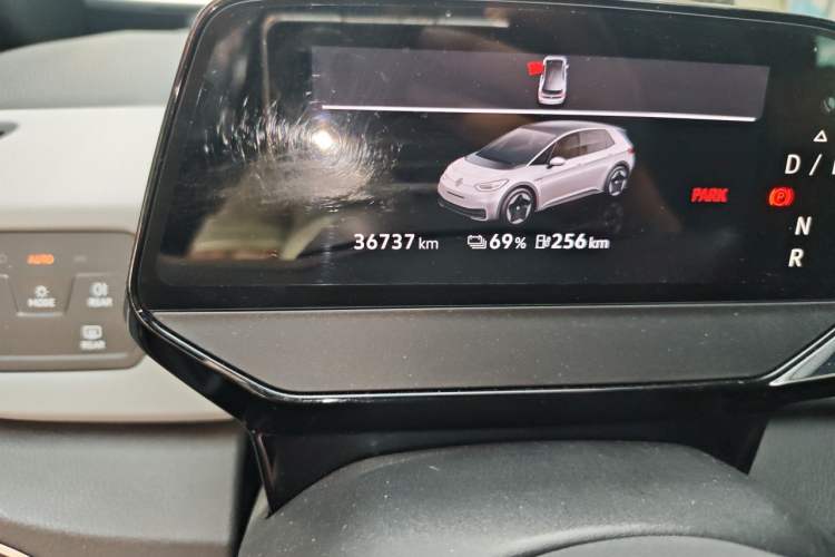 Used Volkswagen ID.3 2022 Pure Edition Odometer Close Up