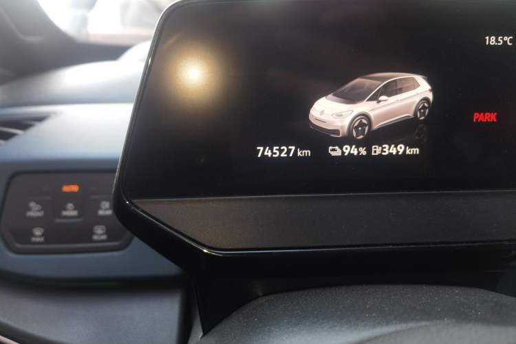 Used Volkswagen ID.3 2023 Upgraded Version Smart Intelligence Edition Odometer Close Up