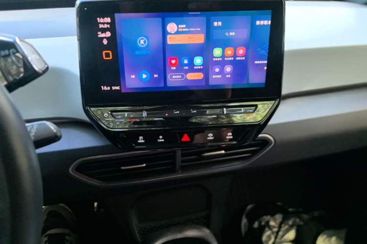 Used Volkswagen ID.3 2023 Upgraded Model Pure Intelligent Enjoyment Version Audio And AC Panel