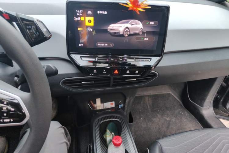 Used Volkswagen ID.3 2023 Upgraded Model Pure Intelligent Enjoyment Version Audio And AC Panel