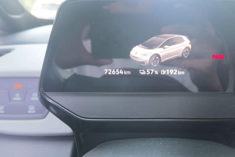 Used Volkswagen ID.3 2023 Upgraded Model Pure Intelligent Enjoyment Version Odometer Close Up