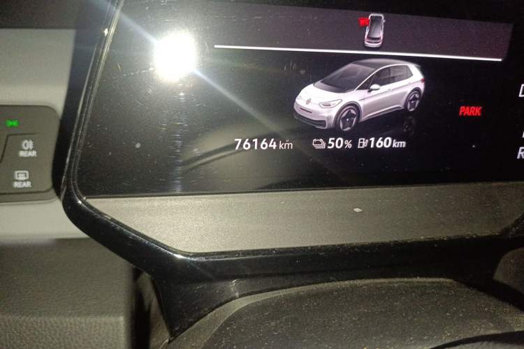 Used Volkswagen ID.3 2023 Upgraded Model Pure Intelligent Enjoyment Version Odometer Close Up