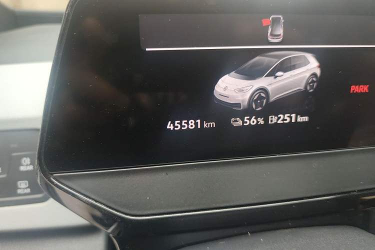 Used Volkswagen ID.3 2023 Upgraded Model Pure Intelligent Enjoyment Version Odometer Close Up
