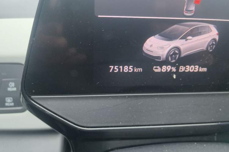 Used Volkswagen ID.3 2023 Pure Smart Edition Odometer Close Up
