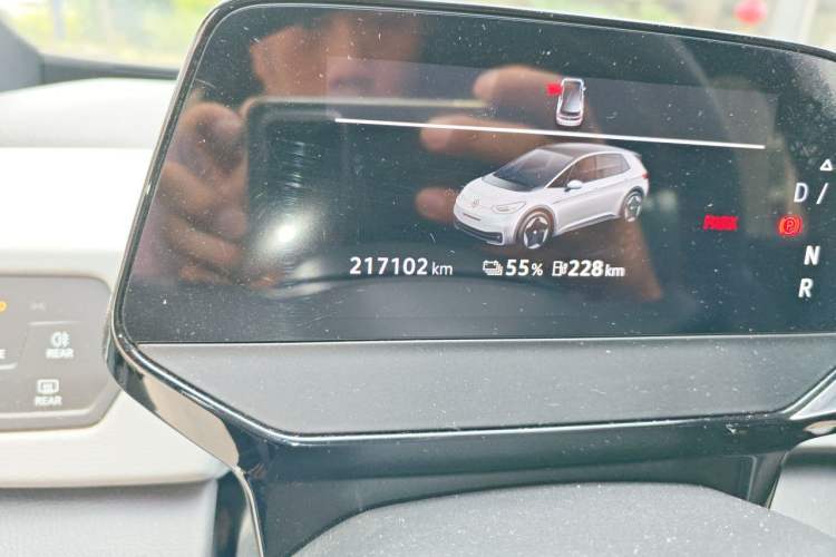 Used Volkswagen ID.3 2023 Intelligent Edition Odometer Close Up