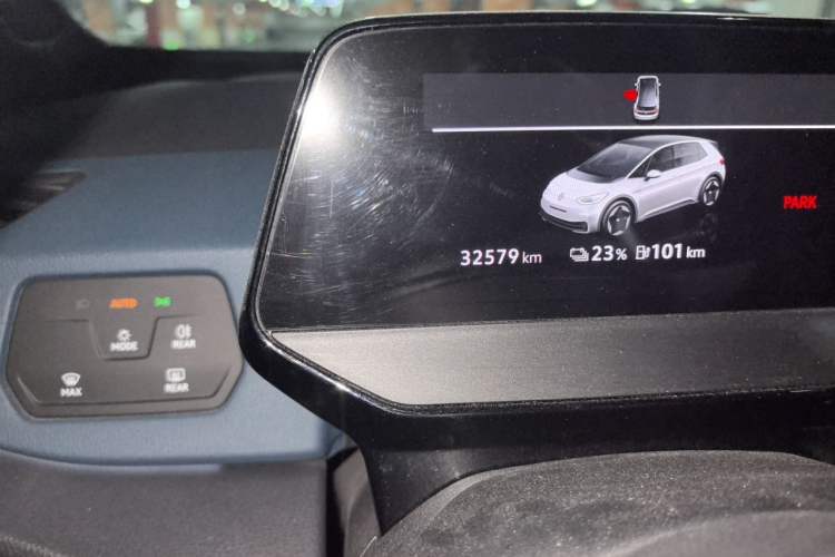 Used Volkswagen ID.3 2023 Pure Smart Edition Odometer Close Up