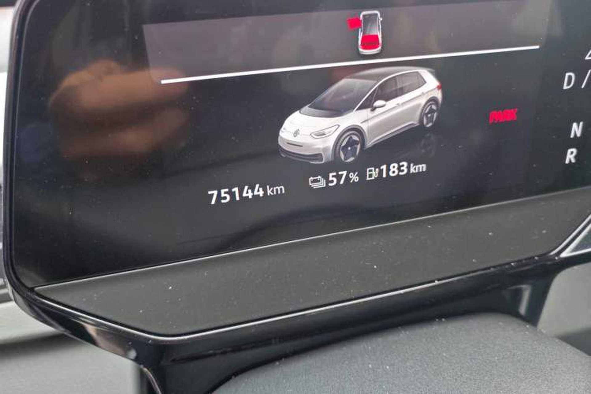 Used Volkswagen ID.3 2023 Upgraded Model Pure Intelligent Enjoyment Version Odometer Close Up