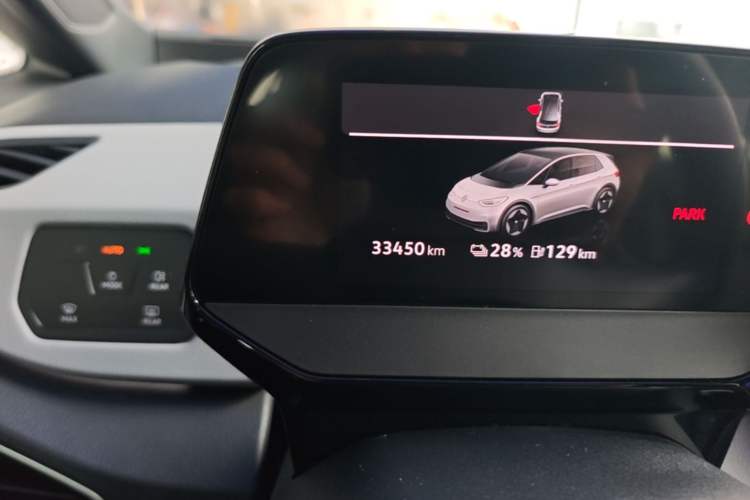 Used Volkswagen ID.3 2023 Pure Smart Edition Odometer Close Up