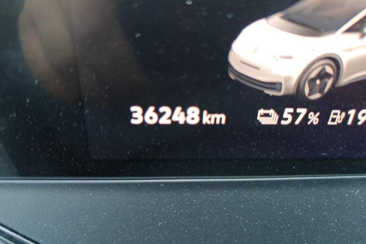 Used Volkswagen ID.3 2023 Upgraded Model Pure Intelligent Enjoyment Version Odometer Close Up
