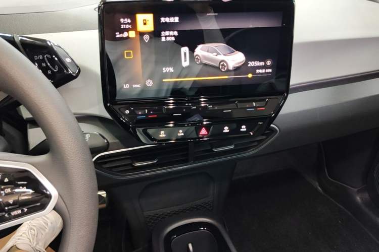 Used Volkswagen ID.3 2023 Upgraded Model Pure Intelligent Enjoyment Version Audio And AC Panel