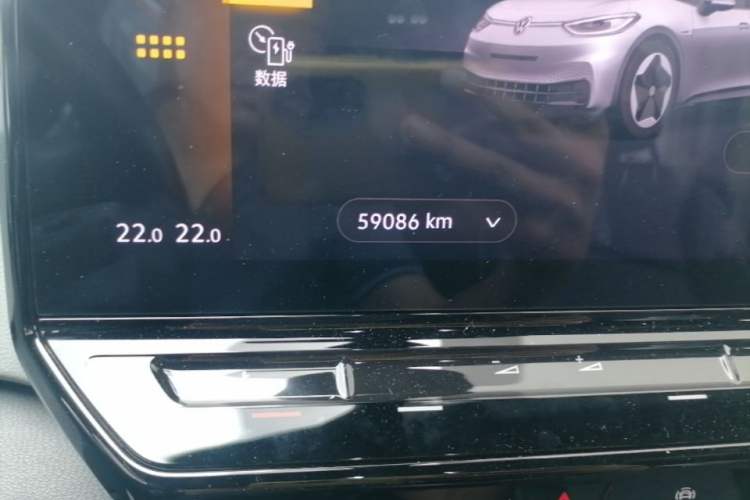 Used Volkswagen ID.3 2023 Upgraded Version Smart Intelligence Edition Odometer Close Up