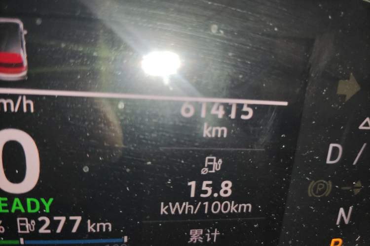 Used Volkswagen ID.3 2023 Pure Smart Edition Odometer Close Up