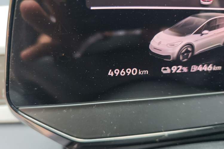 Used Volkswagen ID.3 2023 Upgraded Model Pure Intelligent Enjoyment Version Odometer Close Up
