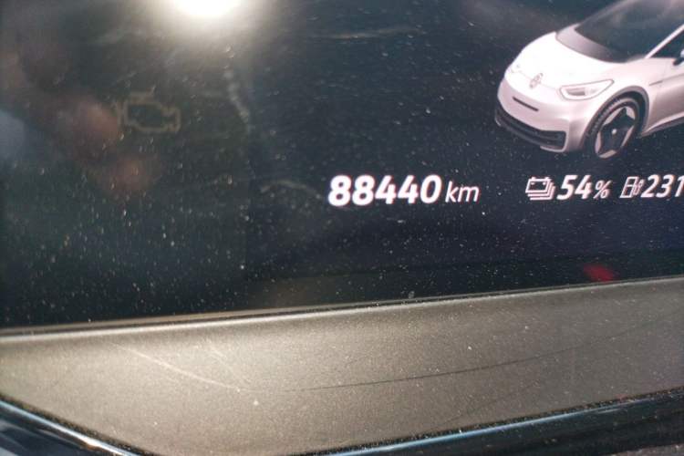 Used Volkswagen ID.3 2023 Upgraded Model Pure Intelligent Enjoyment Version Odometer Close Up