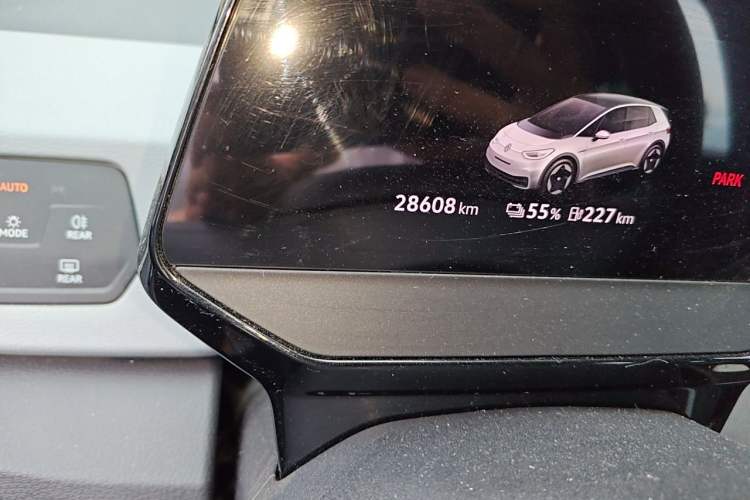 Used Volkswagen ID.3 2023 Upgraded Version Smart Intelligence Edition Odometer Close Up