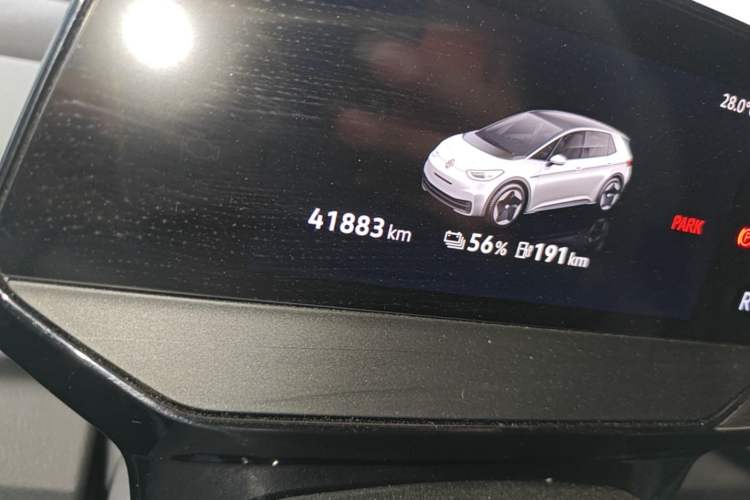 Used Volkswagen ID.3 2023 Upgraded Model Pure Intelligent Enjoyment Version Odometer Close Up