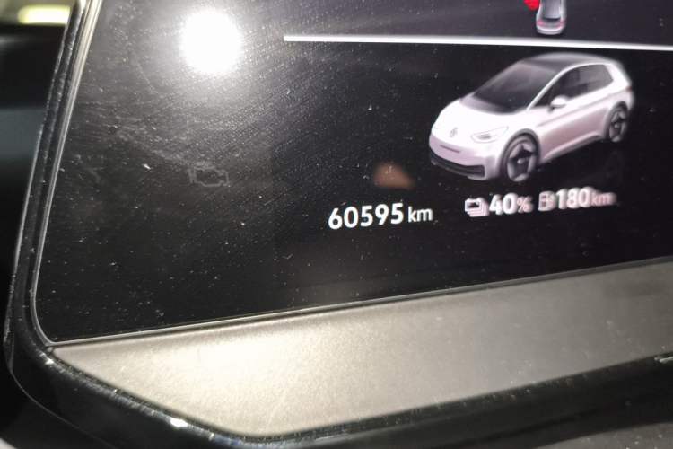 Used Volkswagen ID.3 2023 Upgraded Model Pure Intelligent Enjoyment Version Odometer Close Up