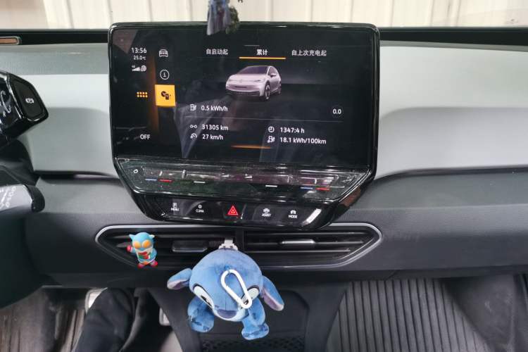 Used Volkswagen ID.3 2023 Upgraded Version Smart Intelligence Edition Audio And AC Panel