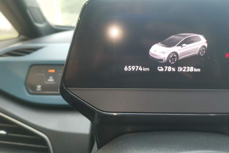 Used Volkswagen ID.3 2023 Pure Smart Edition Odometer Close Up