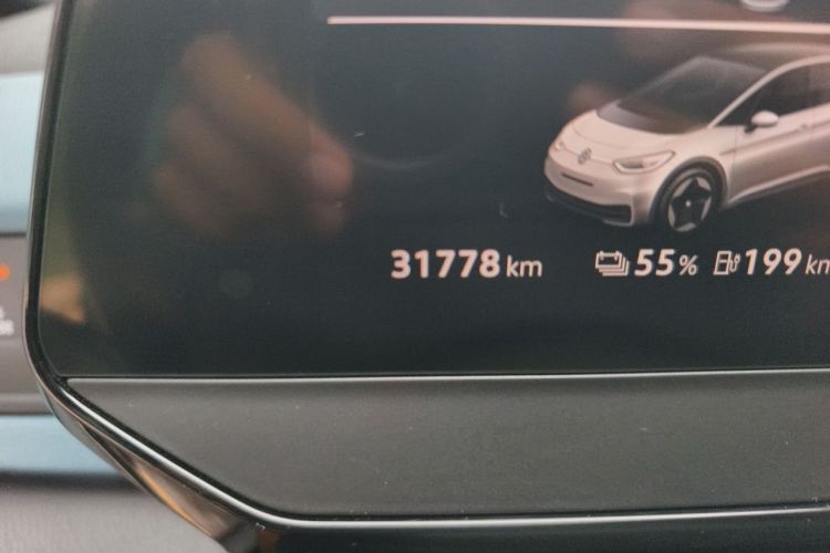 Used Volkswagen ID.3 2023 Pure Smart Edition Odometer Close Up