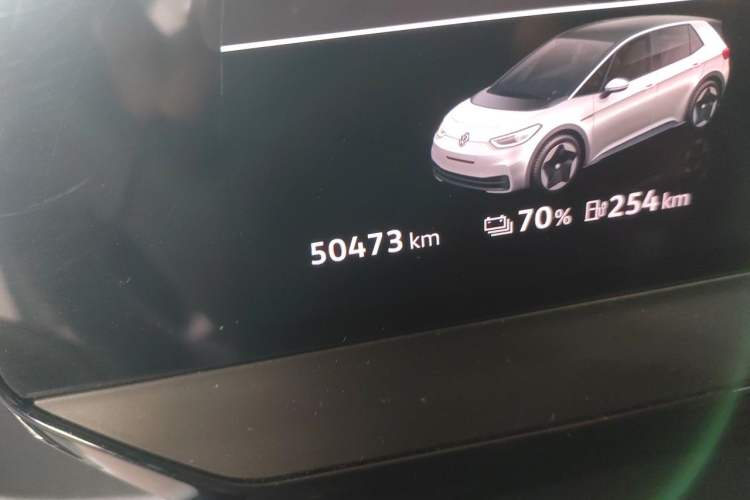Used Volkswagen ID.3 2023 Pure Smart Edition Odometer Close Up