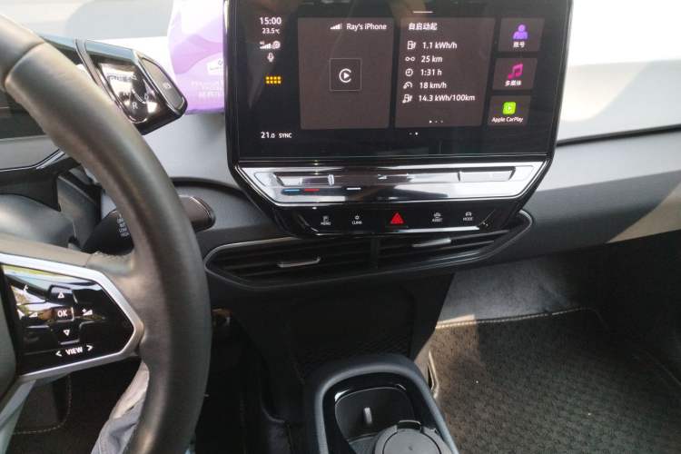 Used Volkswagen ID.3 2023 Upgraded Version Smart Intelligence Edition Audio And AC Panel